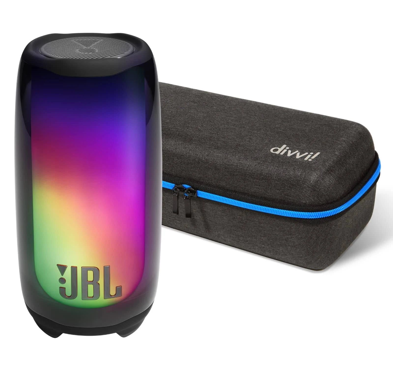 JBL Pulse 4 Bluetooth Speaker with Divvi Hard Case | Image