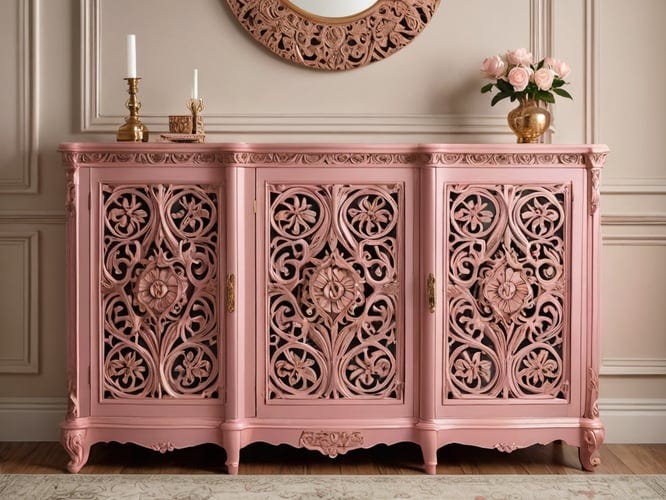 Pink-Sideboard-Credenza-Sideboards-Buffets-1