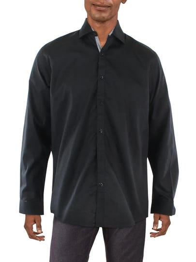 galaxy-by-harvic-mens-slim-fit-collar-button-down-shirt-black-1