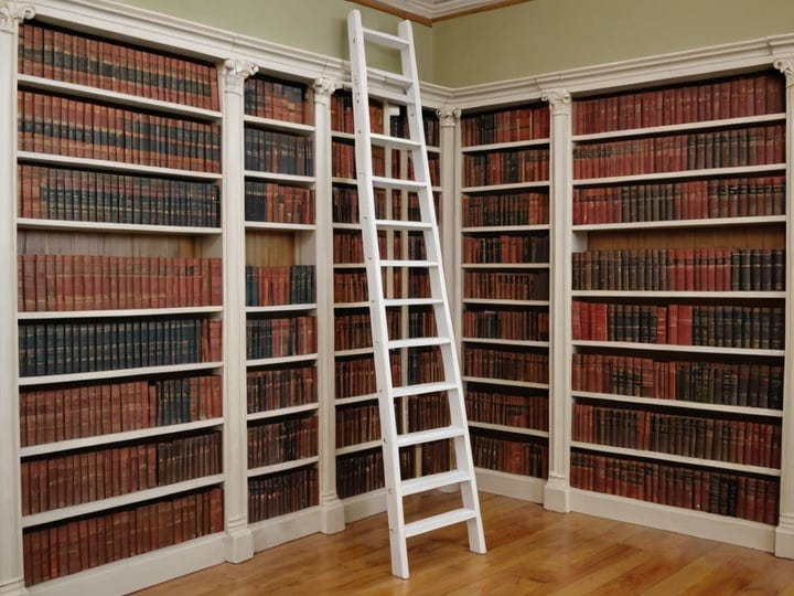 Ladder-White-Bookcases-5