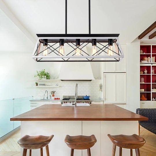 farmhouse-5-lights-linear-chandeliers-for-kitchen-island-white-1