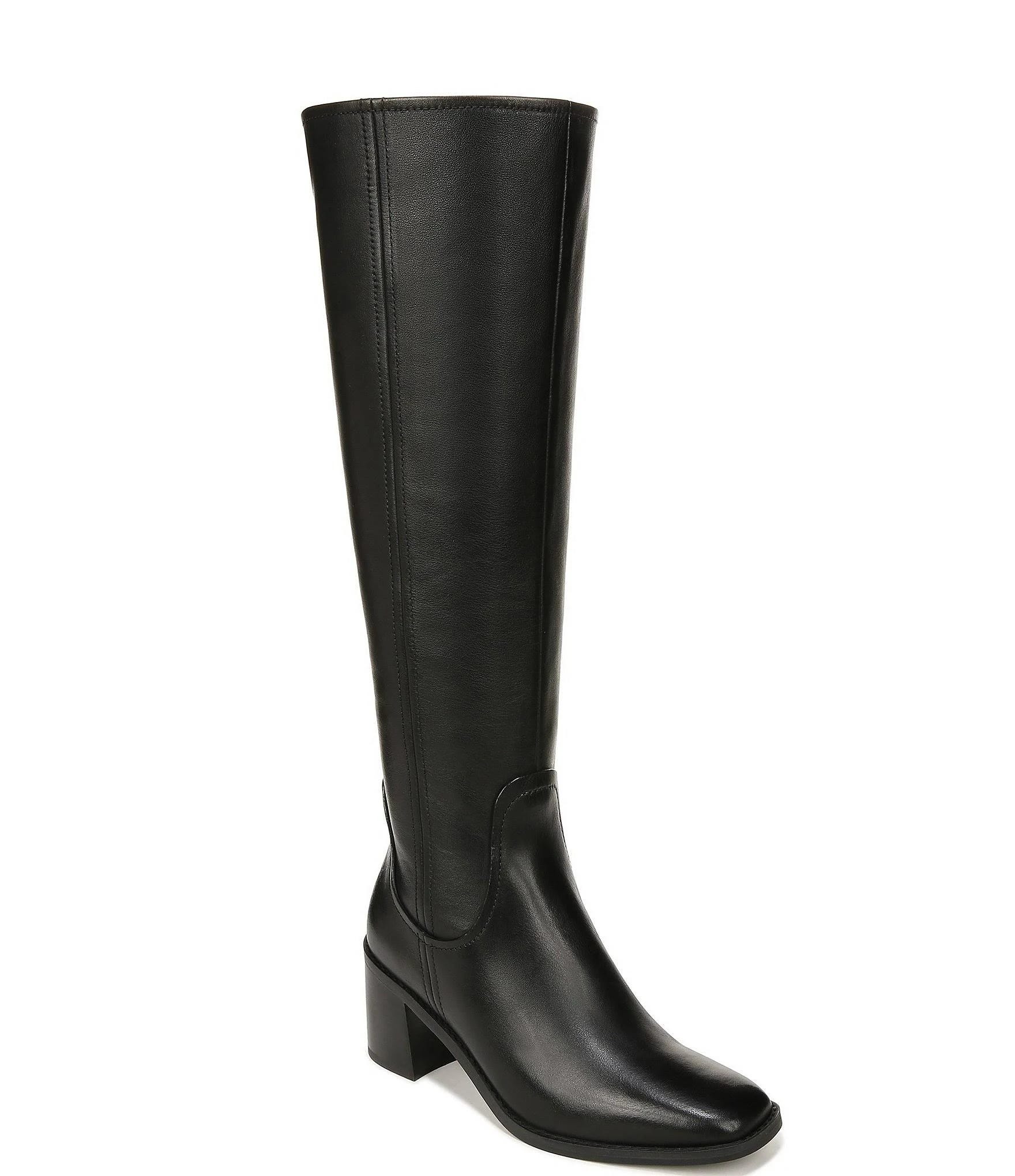 Black Knee-High Comfortable Riding Boots with Classic Style | Image