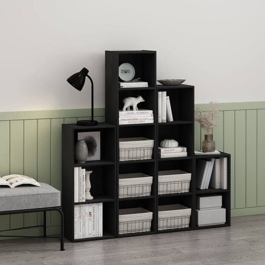 furinno-pasir-5-tier-open-shelf-bookcase-blackwood-1