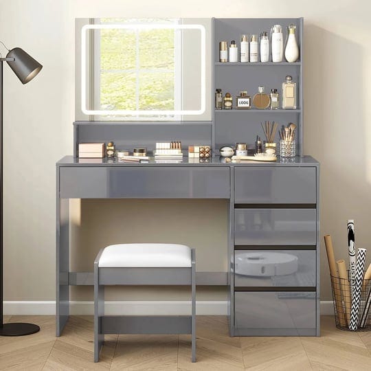 luxoak-vanity-desk-with-mirror-highgloss-large-makeup-vanity-desk-with-3-level-storage-shelves-4-dra-1