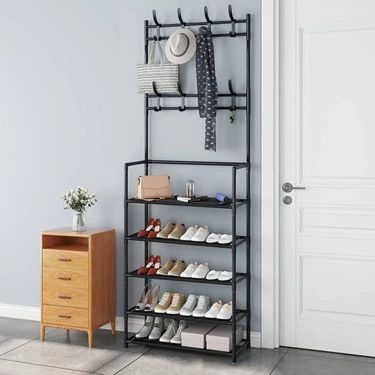 3-in-1-entryway-coat-rack-with-shoe-rack-coat-clothes-rack-shoe-storage-bench-multipurpose-hat-and-s-1