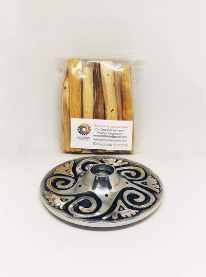 palo-santo-metal-holder-and-incense-burner-with-10-sticks-1