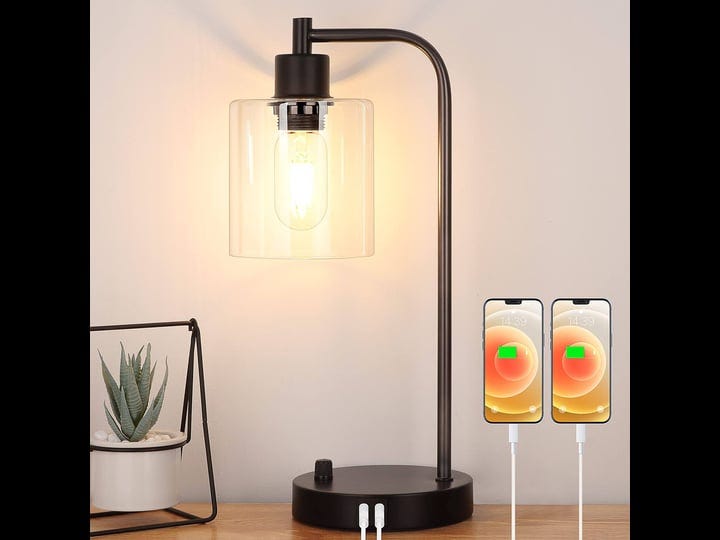 industrial-table-lamp-with-2-usb-charging-ports-fully-stepless-dimmable-modern-nightstand-lamp-glass-1