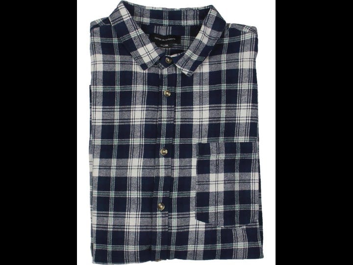 cotton-on-mens-camden-plaid-collared-button-down-shirt-navy-xl-1
