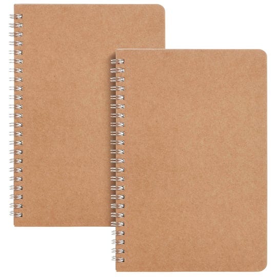 mr-pen-spiral-notebook-a5-kraft-cover-2-pack-80-pages-sketch-book-drawing-notebook-notebook-spiral-s-1