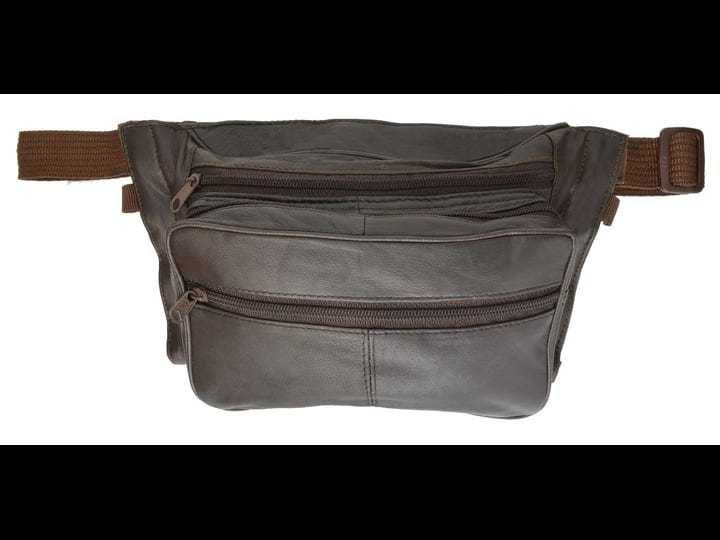 leather-pistol-gun-ccw-concealed-holster-belt-bag-waist-fanny-pack-new-brown-1
