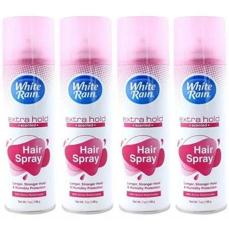 Extra Hold 7 oz White Rain Hair Spray Pack | Image