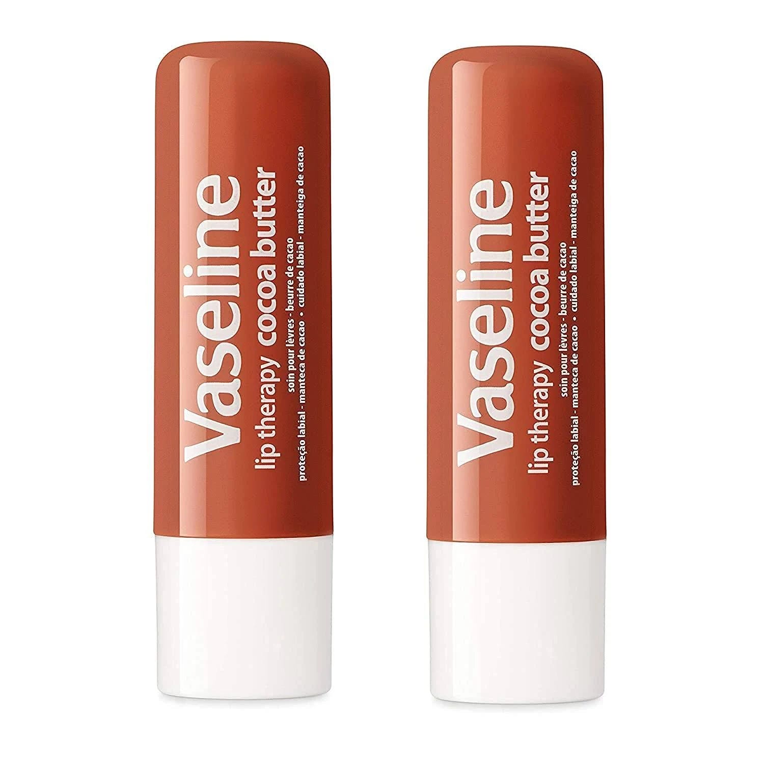 Vaseline Lip Therapy Stick with Petroleum Jelly - 2 Pack (Cocoa Butter) | Image