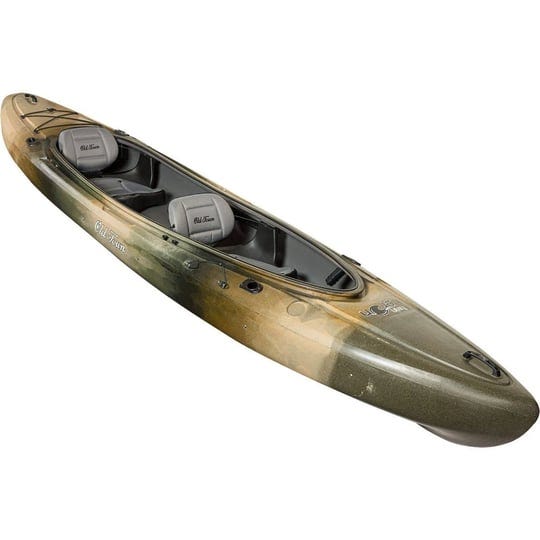 old-town-heron-twin-tandem-kayak-brown-camo-1