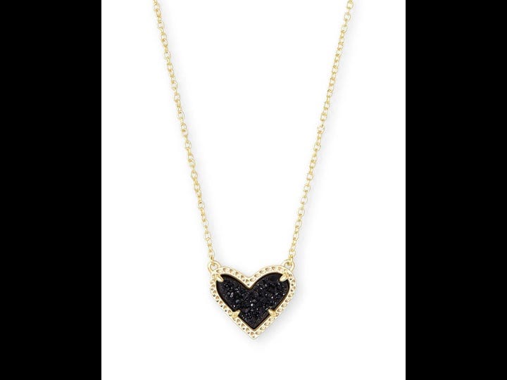 kendra-scott-ari-heart-gold-pendant-necklace-in-black-drusy-1