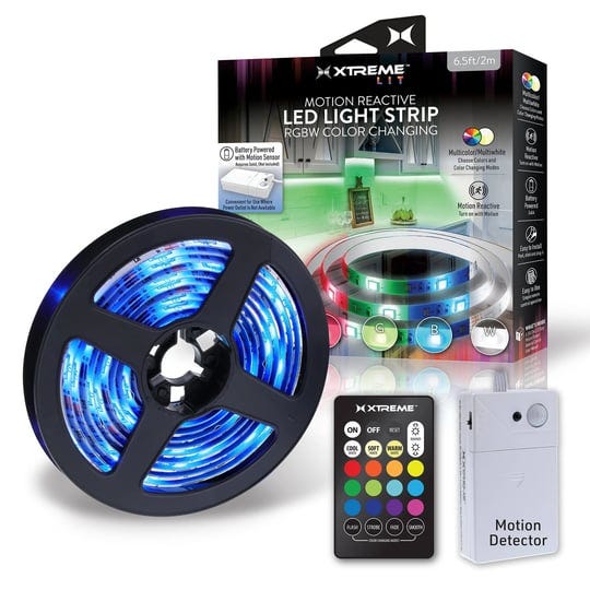 xtreme-lit-6-5ft-indoor-motion-activated-rgbw-color-changing-led-light-strip-battery-powered-1