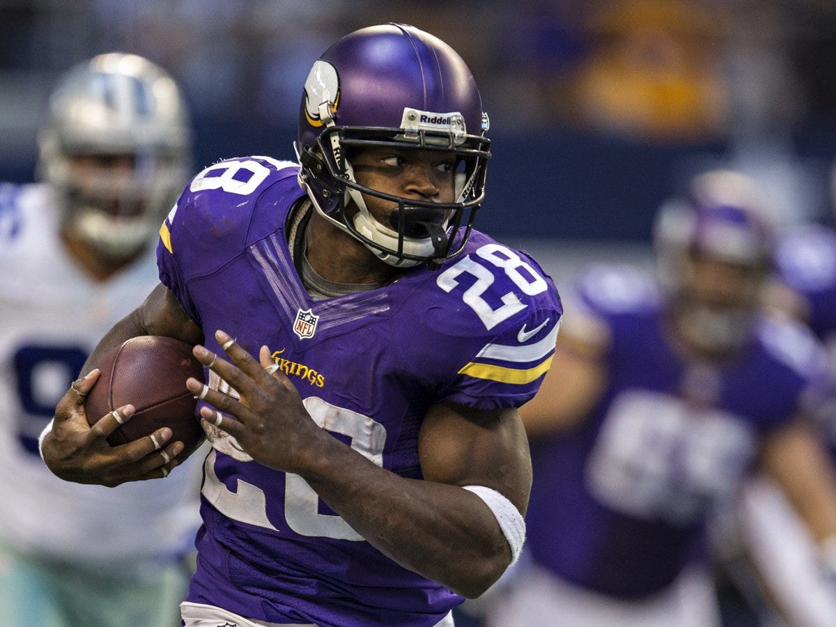 RUNNING BACK: Adrian Peterson — $11.3 million