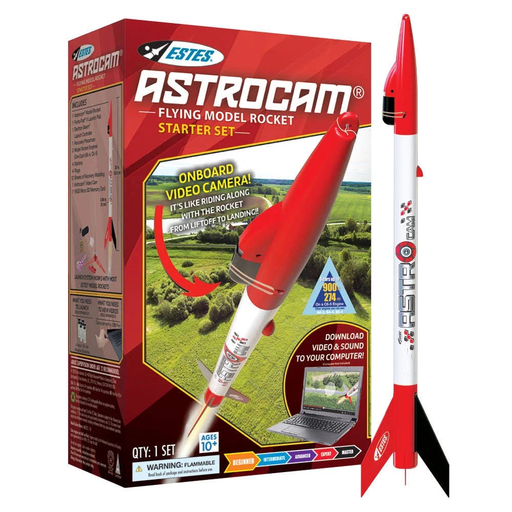 Estes Astrocam: 1000 Foot Video Camera Rocket Experience for Beginners | Image