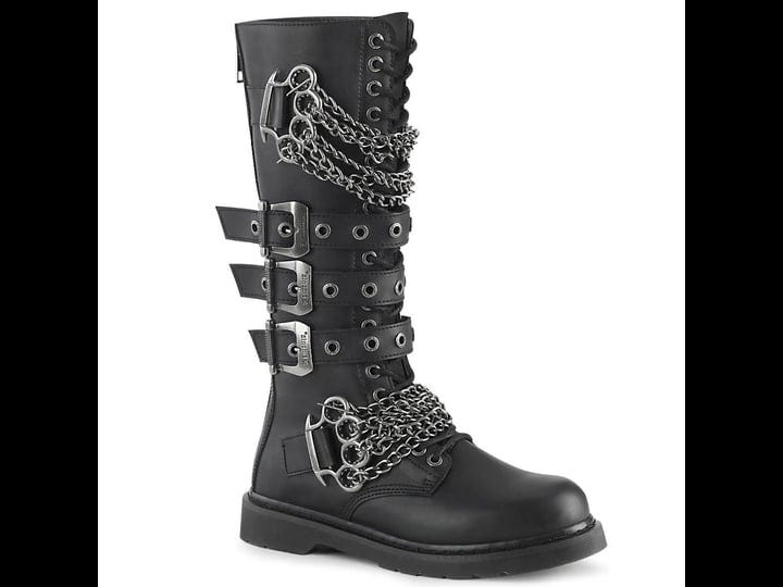 demonia-bolt-450-black-vegan-leather-combat-boots-1
