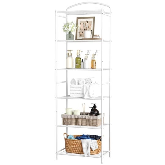 homefort-metal-bathroom-shelf-6-tier-tower-rack-freestanding-storage-organizer-metal-shelving-unit-w-1