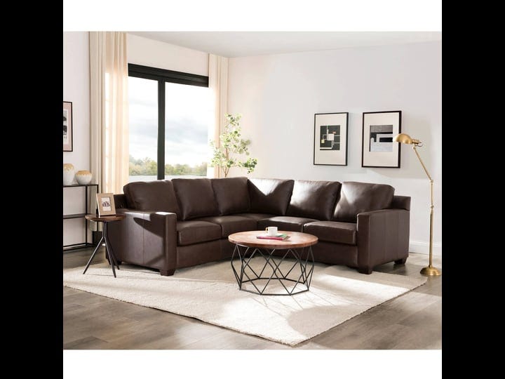 lauren-leather-two-piece-dark-brown-colored-sectional-1