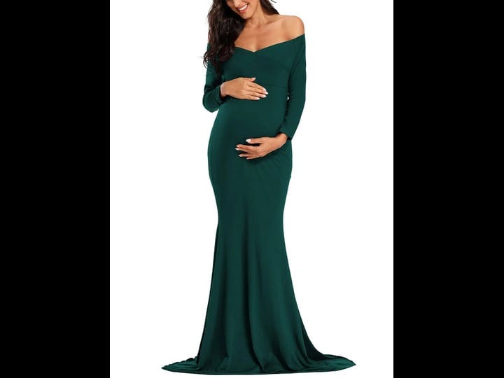 ecavus-womens-off-shoulder-maternity-dress-slim-cross-front-v-neck-long-sleeve-gowns-for-photoshoot--1