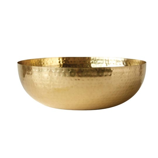 creative-co-op-round-hammered-metal-bowl-gold-finish-1