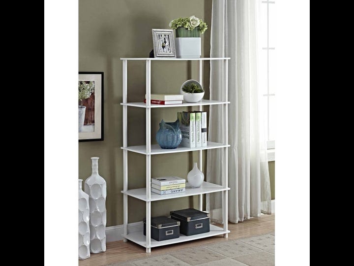 mainstays-no-tools-5-shelf-storage-bookcase-white-1