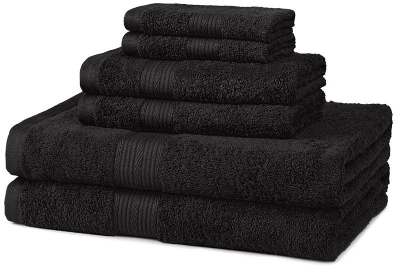 amazonbasics-black-fade-resistant-6-piece-cotton-bath-towel-set-1