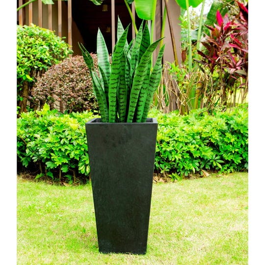 kante-28-in-tall-burnished-black-lightweight-concrete-modern-tapered-tall-square-outdoor-planter-1