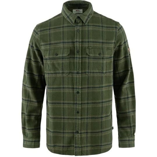 fj-llr-ven--vik-heavy-flannel-long-sleeve-shirt-laurel-green-xxl-1