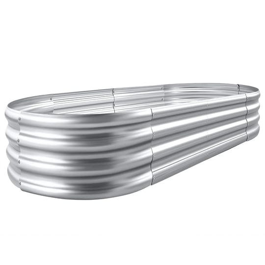 land-guard-galvanized-raised-garden-bed-kit-galvanized-planter-garden-boxes-outdoor-oval-large-metal-1