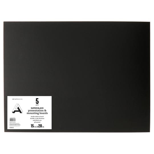 art-alternatives-super-black-presentation-mounting-board-15-inch-x-20-inch-5-pkg-1