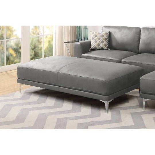 faux-leather-upholstered-cocktail-ottoman-in-antique-grey-finish-1