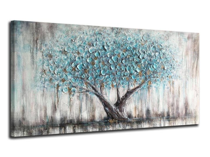arjun-tree-wall-art-teal-blue-nature-tree-of-life-abstract-canvas-painting-textured-picture-modern-l-1