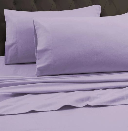 tribeca-living-170-gsm-heavyweight-solid-flannel-cal-king-flat-sheet-purple-1