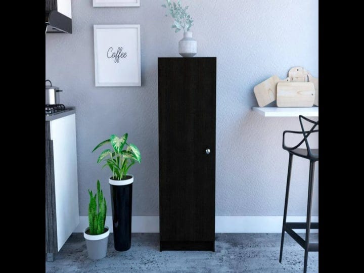 we-have-furniture-pantry-miami-single-door-cabinet-black-wengue-finish-1