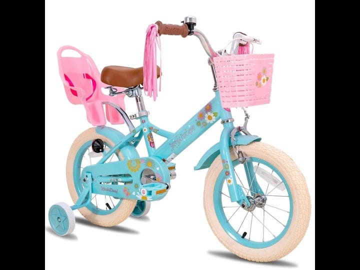 joystar-kids-bike-little-daisy-14-inch-girls-bike-with-training-wheels-doll-bike-seat-basket-streame-1
