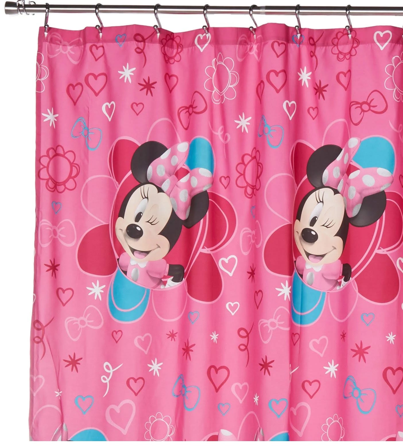 Stylish Disney Minnie Mouse Shower Curtain | Image