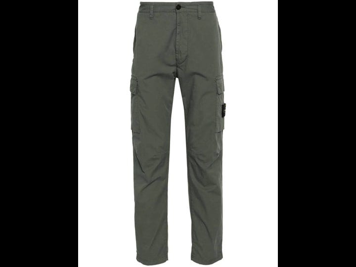 stone-island-compass-patch-cargo-trousers-green-1