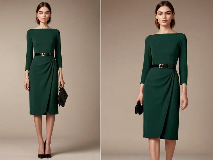 Dark-Green-Midi-Dress-3