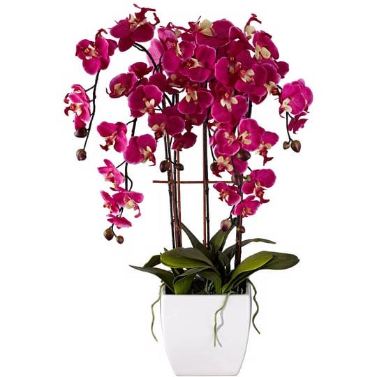 dahlia-studios-potted-white-ceramic-29-high-faux-fuchsia-orchid-1