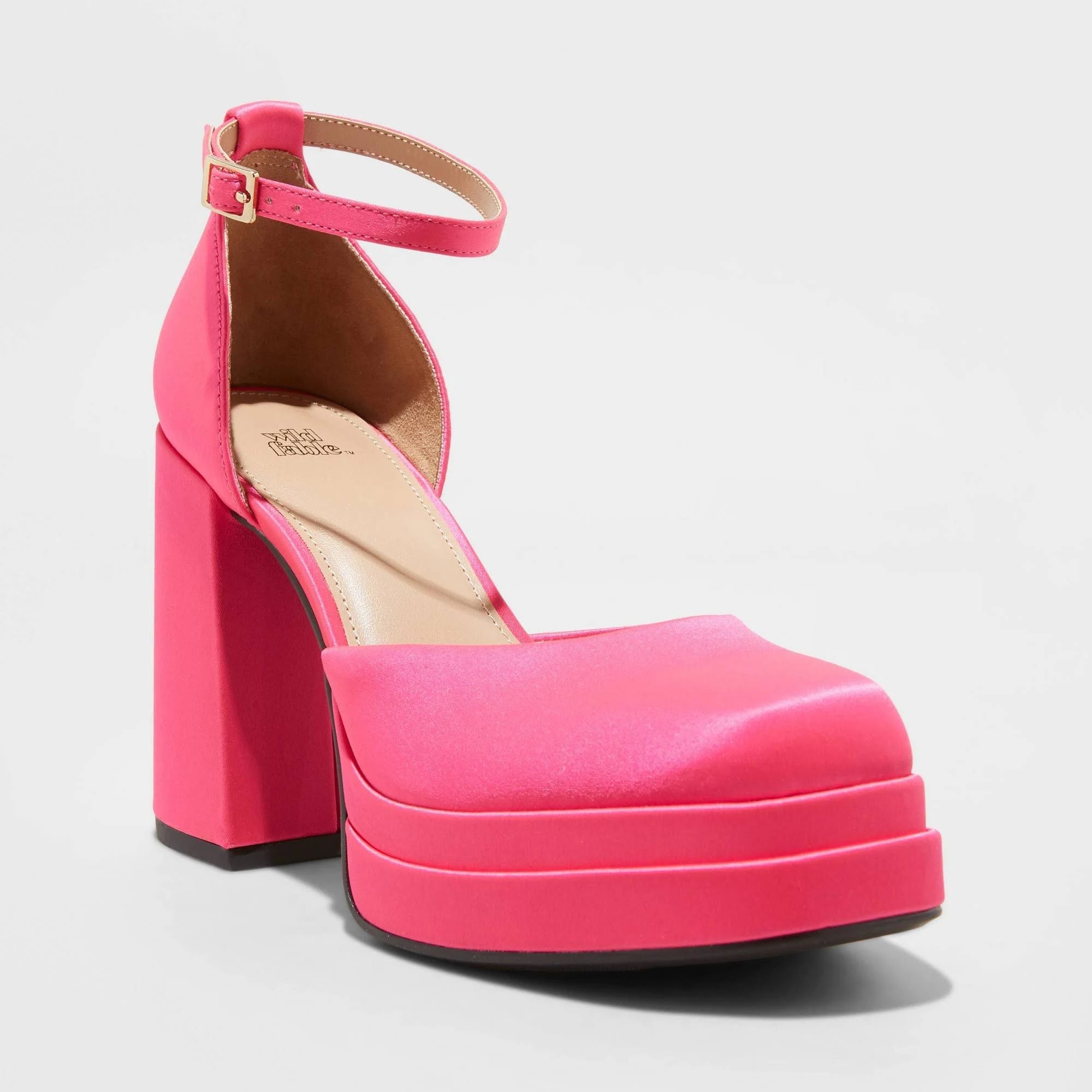 Fashionable Platform Pumps for Women - Pink Colorway | Image