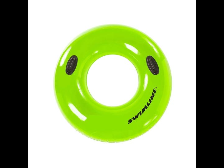 48-water-sports-inflatable-bright-green-swimming-pool-inner-tube-ring-float-1