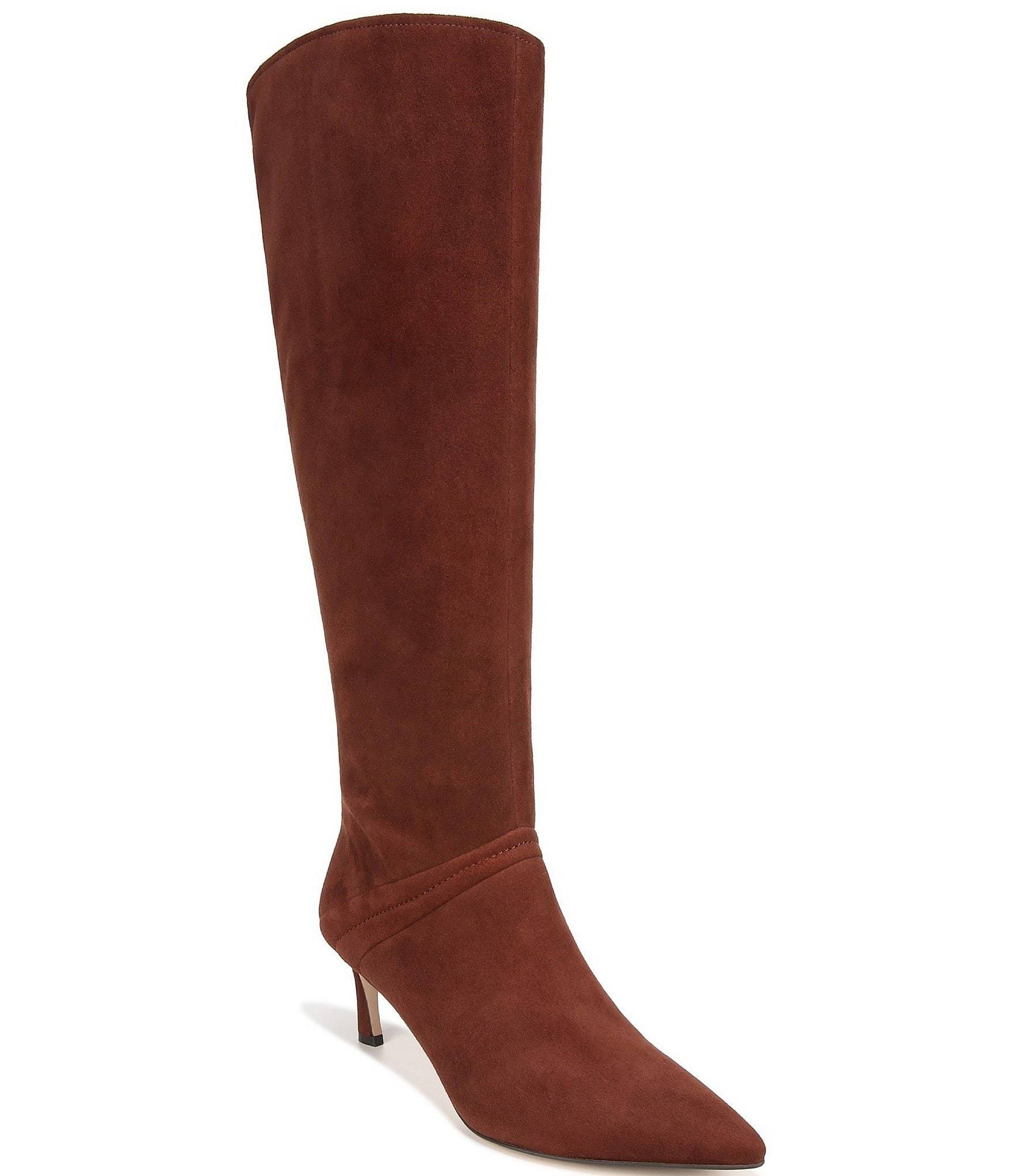 Pine Needle Green Knee-High Boots | Image