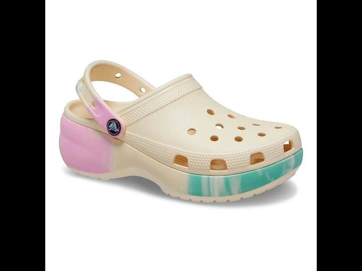 crocs-classic-womens-platform-ombre-clogs-size-5-white-1