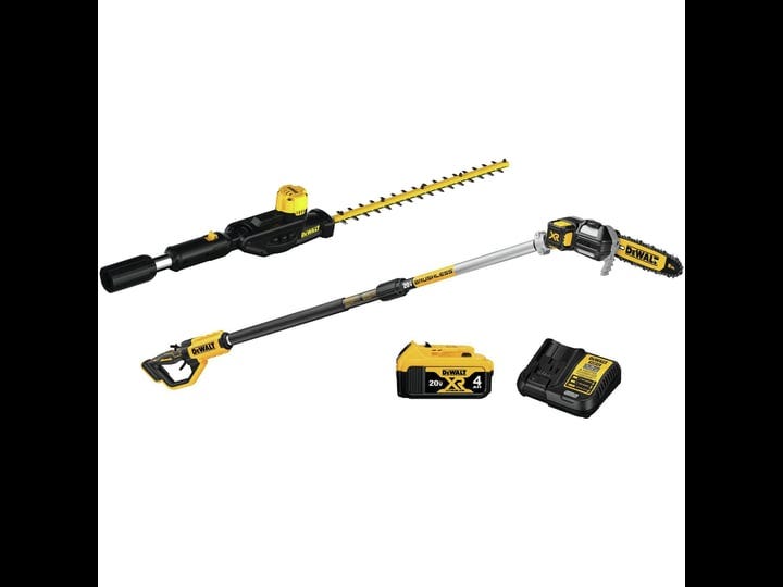 dewalt-dcps620m1-dcph820bh-20v-max-xr-brushless-lithium-ion-cordless-pole-saw-and-pole-hedge-trimmer-1