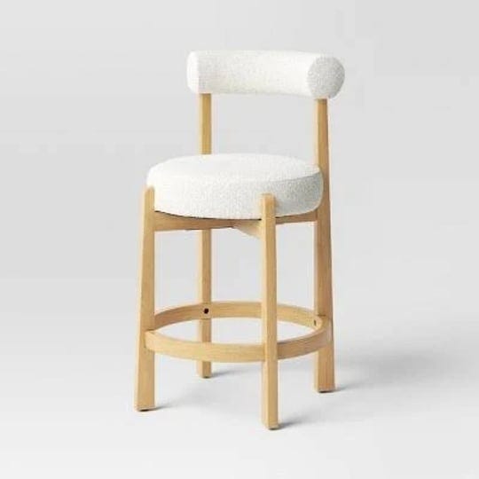 sculptural-upholstered-and-wood-boucle-counter-height-barstool-cream-threshold-1