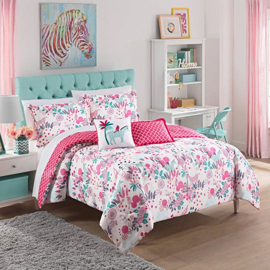 waverly-kids-reverie-reversible-comforter-set-full-pink-1