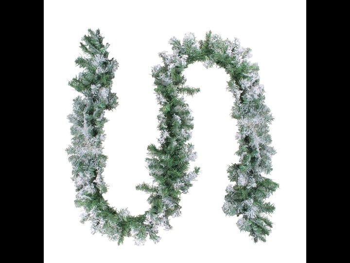northlight-9-x-10-flocked-pine-artificial-christmas-garland-unlit-1
