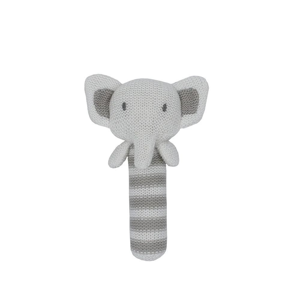 Cute Baby Rattle - Eli Elephant Design | Image